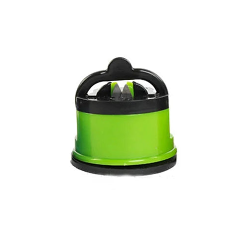 Easy & Safe Kitchen Knife Sharpener with Suction Base for Chef & Damascus Knives