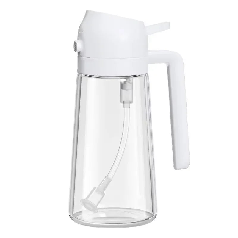 2-in-1 Kitchen Oil Sprayer and Dispenser – Plastic Oil Mister