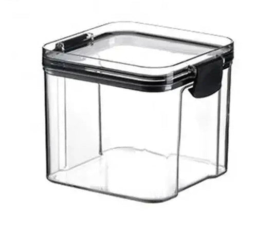 Multipurpose Food Storage Containers Set - Clear Jars with Lids for Cereal, Candy, and Dry Goods