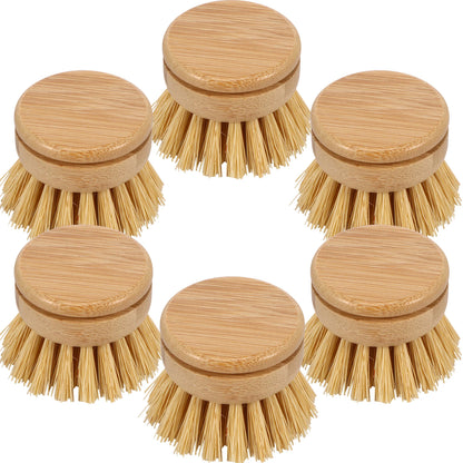 Natural Bamboo Kitchen Dish Brush – Eco-Friendly Pot & Stove Scrubber