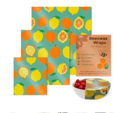 Reusable Beeswax Food Wrap Roll – Eco-Friendly Food Storage