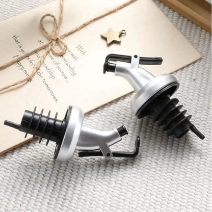 Kitchen Oil Bottle Pourer & Wine Bottle Stopper Dispenser