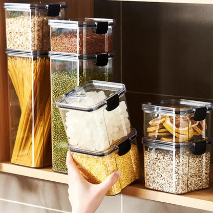 Airtight Kitchen Grain Storage Jars – Moisture Proof Set