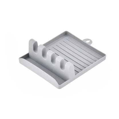 Multifunctional Kitchen Worktop Organizer – Utensil, Lid & Ladle Holder Shelf