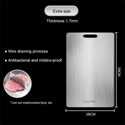 Stainless Steel Double-Sided Chopping Board