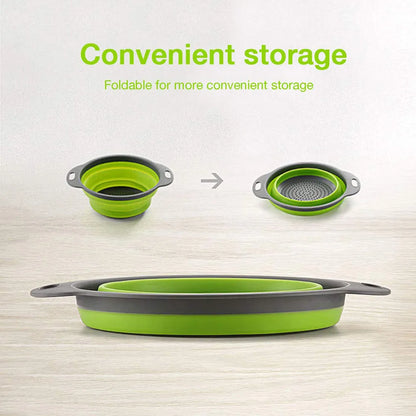 Silicone Folding Vegetable & Fruit Washing Basket