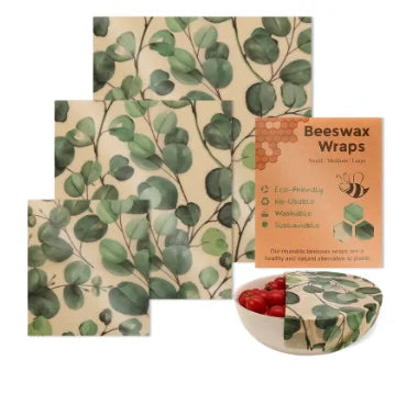 Reusable Beeswax Food Wrap Roll – Eco-Friendly Food Storage