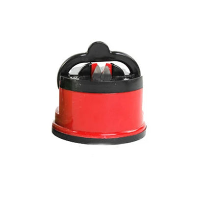 Easy & Safe Kitchen Knife Sharpener with Suction Base for Chef & Damascus Knives