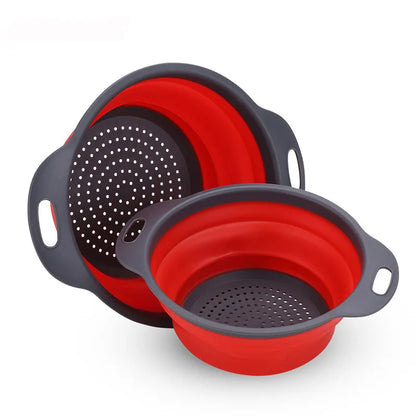 Silicone Folding Vegetable & Fruit Washing Basket