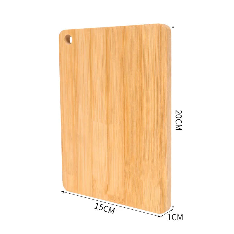 Double-Sided Bamboo Cutting Board with Stand – Anti-Mold Kitchen Chopping Board