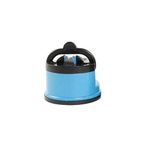 Easy & Safe Kitchen Knife Sharpener with Suction Base for Chef & Damascus Knives