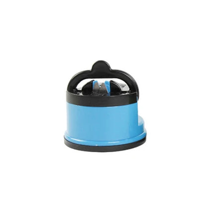 Easy & Safe Kitchen Knife Sharpener with Suction Base for Chef & Damascus Knives