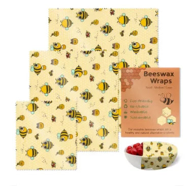 Reusable Beeswax Food Wrap Roll – Eco-Friendly Food Storage