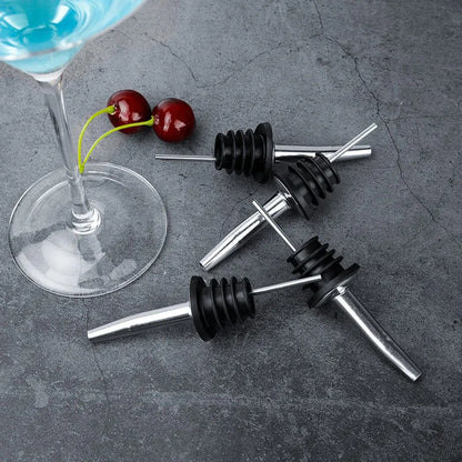 Kitchen Oil Bottle Pourer & Wine Bottle Stopper Dispenser