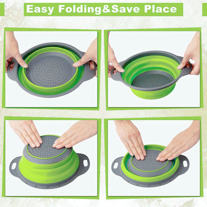 Silicone Folding Vegetable & Fruit Washing Basket