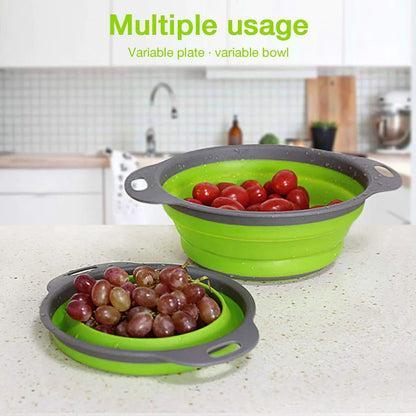 Silicone Folding Vegetable & Fruit Washing Basket