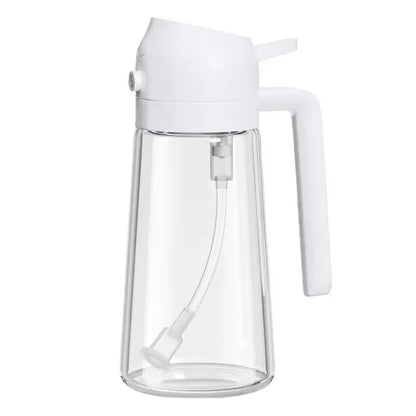 2-in-1 Kitchen Oil Sprayer and Dispenser – Plastic Oil Mister