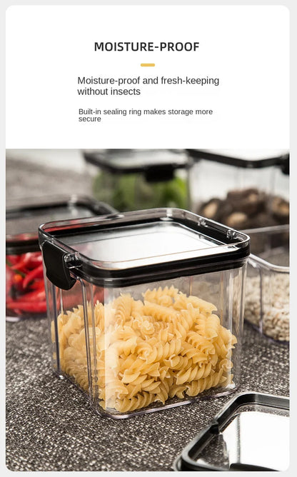 Airtight Kitchen Grain Storage Jars – Moisture Proof Set