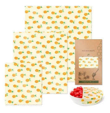 Reusable Beeswax Food Wrap Roll – Eco-Friendly Food Storage