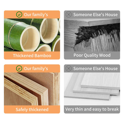 Bamboo Bread Box & Cutting Board Combo with Pantry Storage