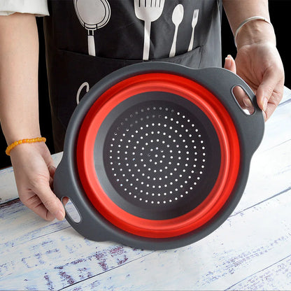 Silicone Folding Vegetable & Fruit Washing Basket
