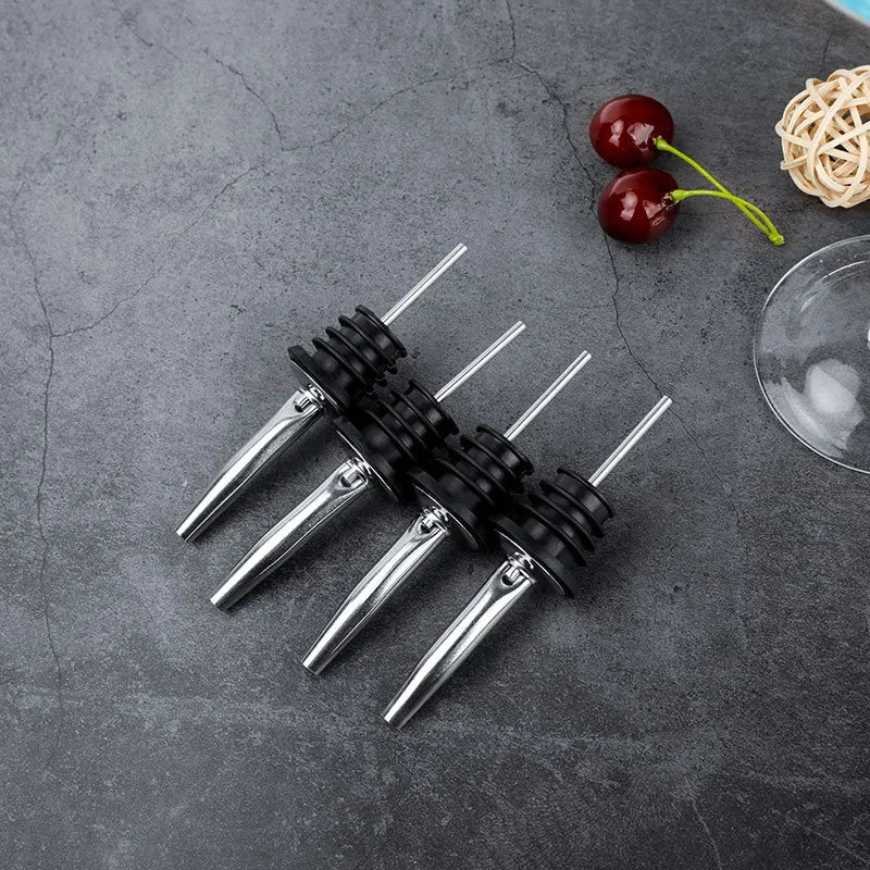 Kitchen Oil Bottle Pourer & Wine Bottle Stopper Dispenser