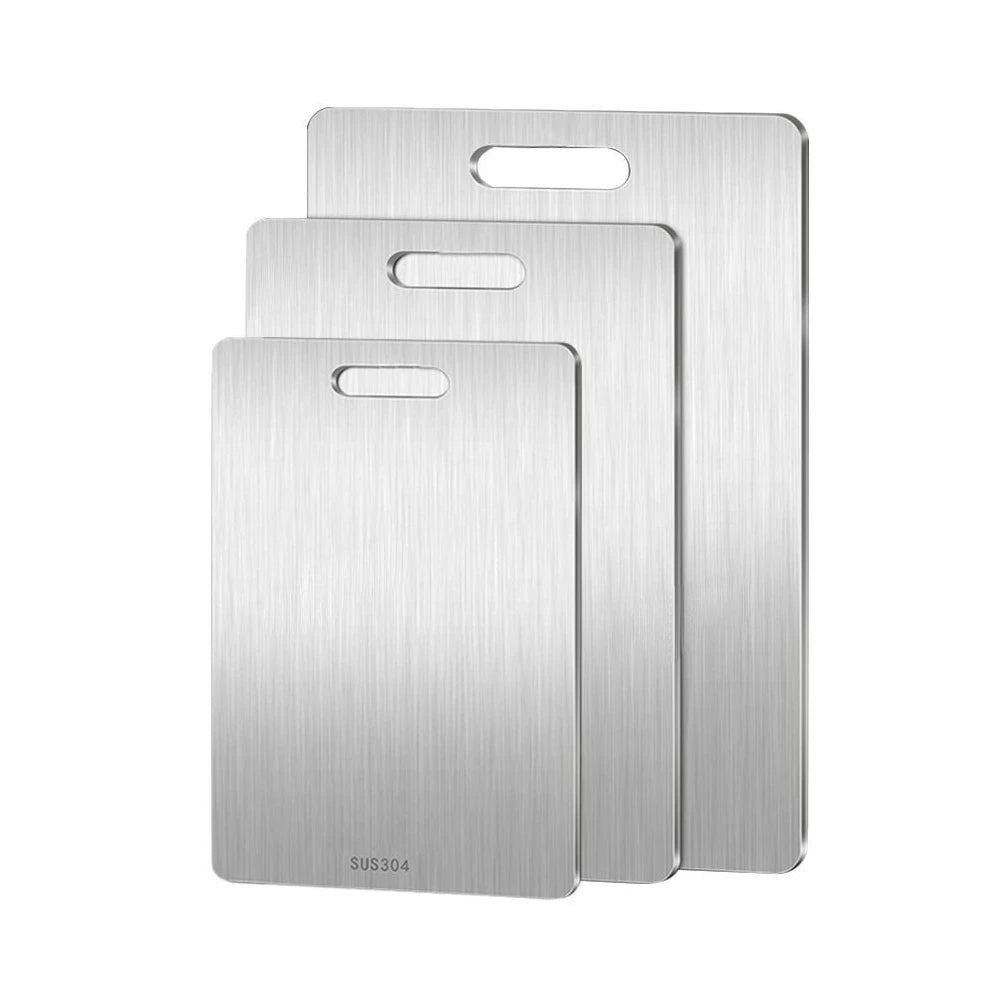 Stainless Steel Double-Sided Chopping Board
