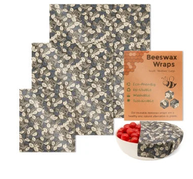 Reusable Beeswax Food Wrap Roll – Eco-Friendly Food Storage