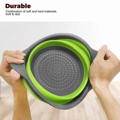 Silicone Folding Vegetable & Fruit Washing Basket