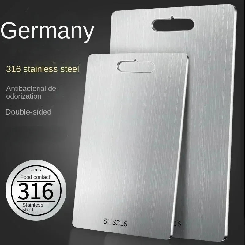 Stainless Steel Double-Sided Chopping Board