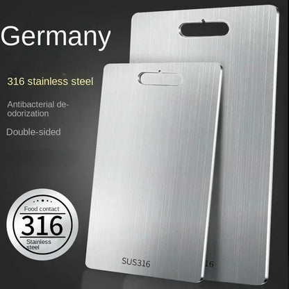 Stainless Steel Double-Sided Chopping Board