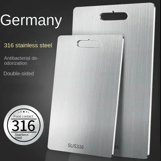 Stainless Steel Double-Sided Chopping Board