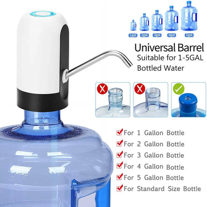 Rechargeable Electric Water Bottle Pump Dispenser